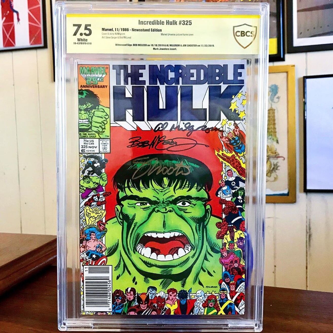 The Incredible Hulk 325 Signed Item Golisto