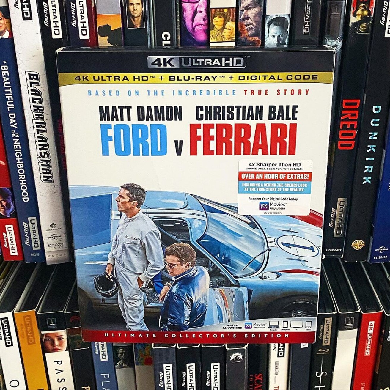 Ford V Ferrari Blu Ray 4k Uhd Item Golisto